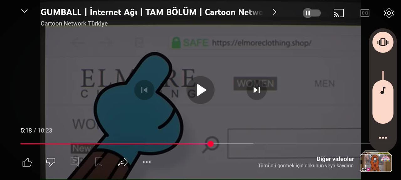 Gumball internet Explorerla dalga geçiyor
