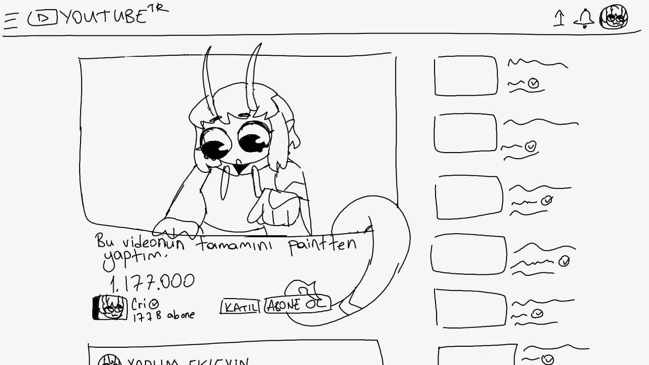 BU VİDEONUN TAMAMINI PAİNTTEN YAPTIM FT. @emrekaraaslann