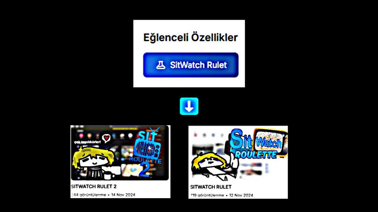 Sitwatch Ruletten Sitwatch Rulet gelene kadar Sitwatch Rulete bastım (REPOST)