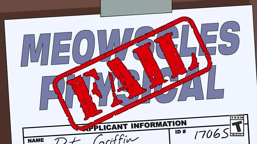 Peter Griffin Seeks Fitness Advice from Meowscles | Fortnite Hybrid Short