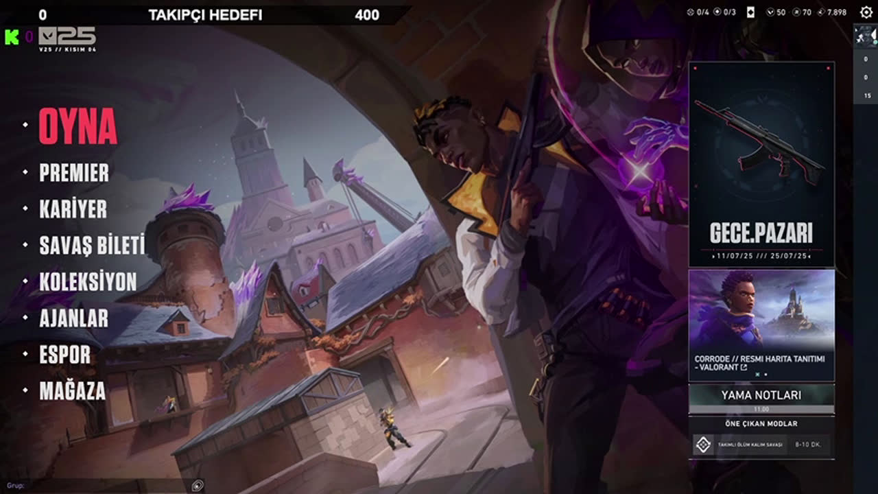 Valorant yayın Tekrarım