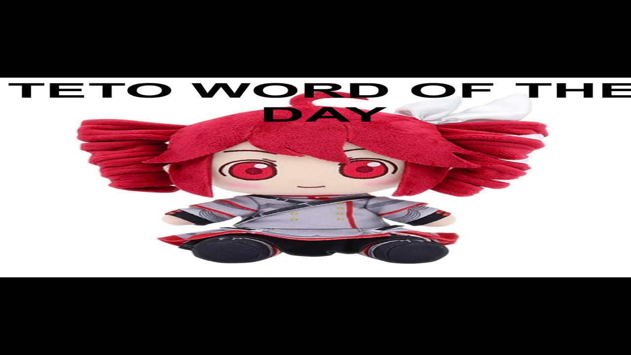 TETO WORD OF THE DAY!