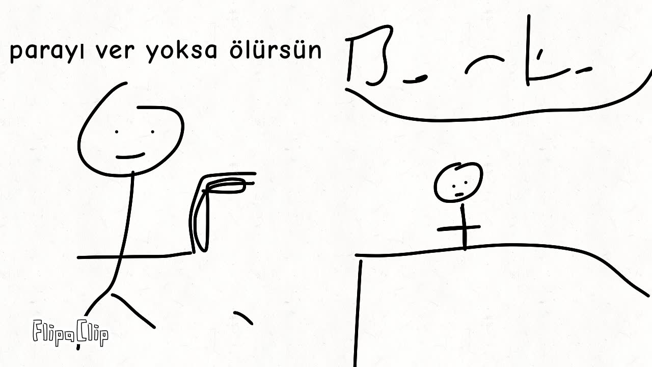 Banka Soygunu Animasyon (Çok kısa)