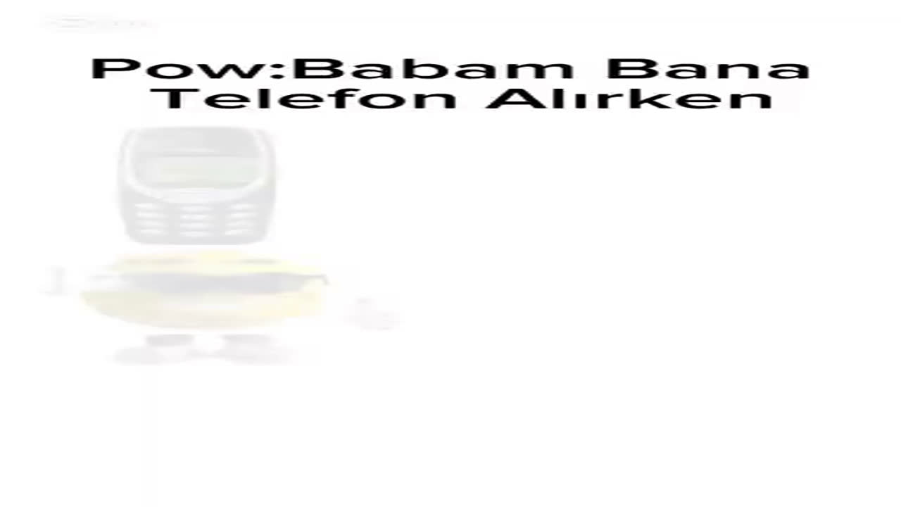 Babam Bana Telefon Alırken