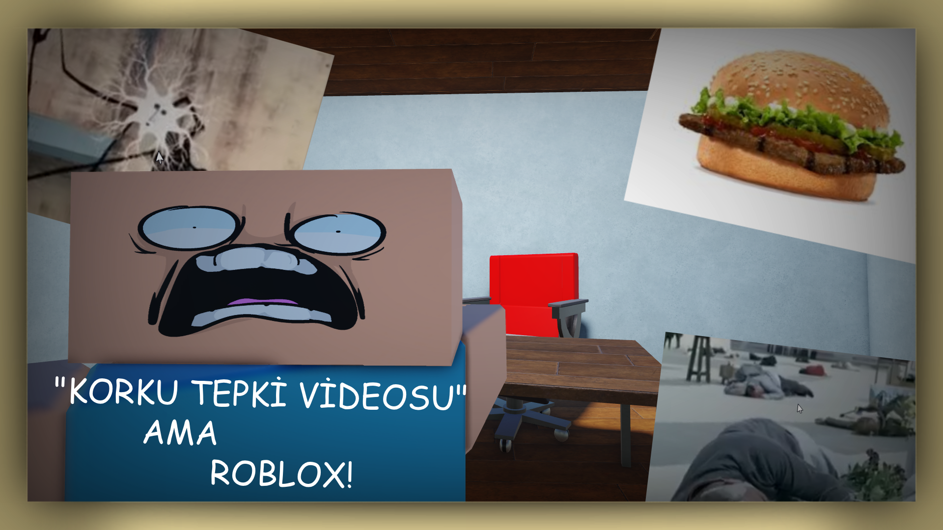 KORKU TEPKİ VİDEOSU ama ROBLOX!