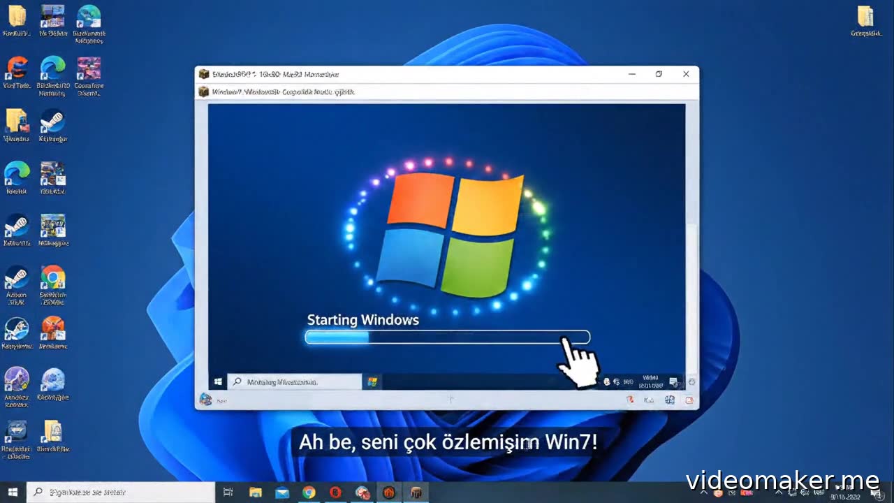 Windows 7'yi kuruyoruz!