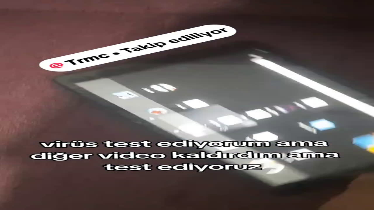 virüs test ediyorum part 41 (tablet)