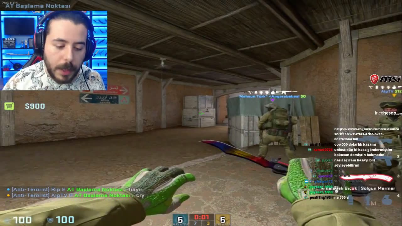 Amınake vuruşu unlost