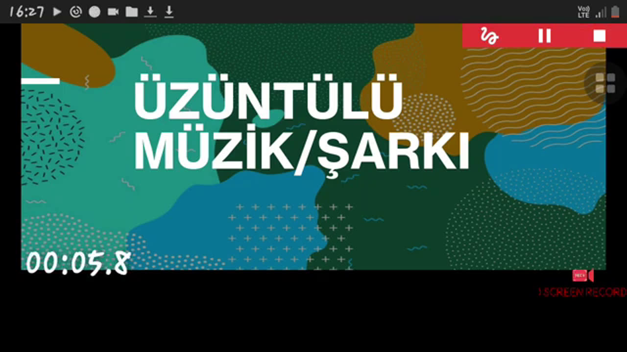 Üzüntülü şarkı