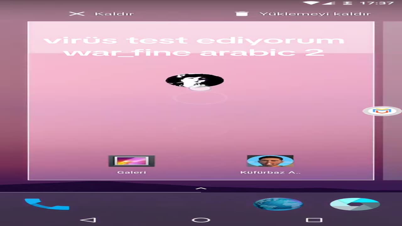 virüs test ediyorum yine