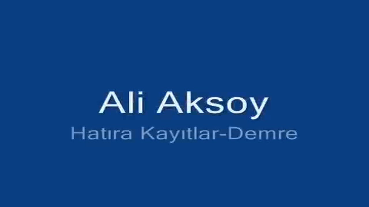 Ali Aksoy - Altaylardan Tunaya