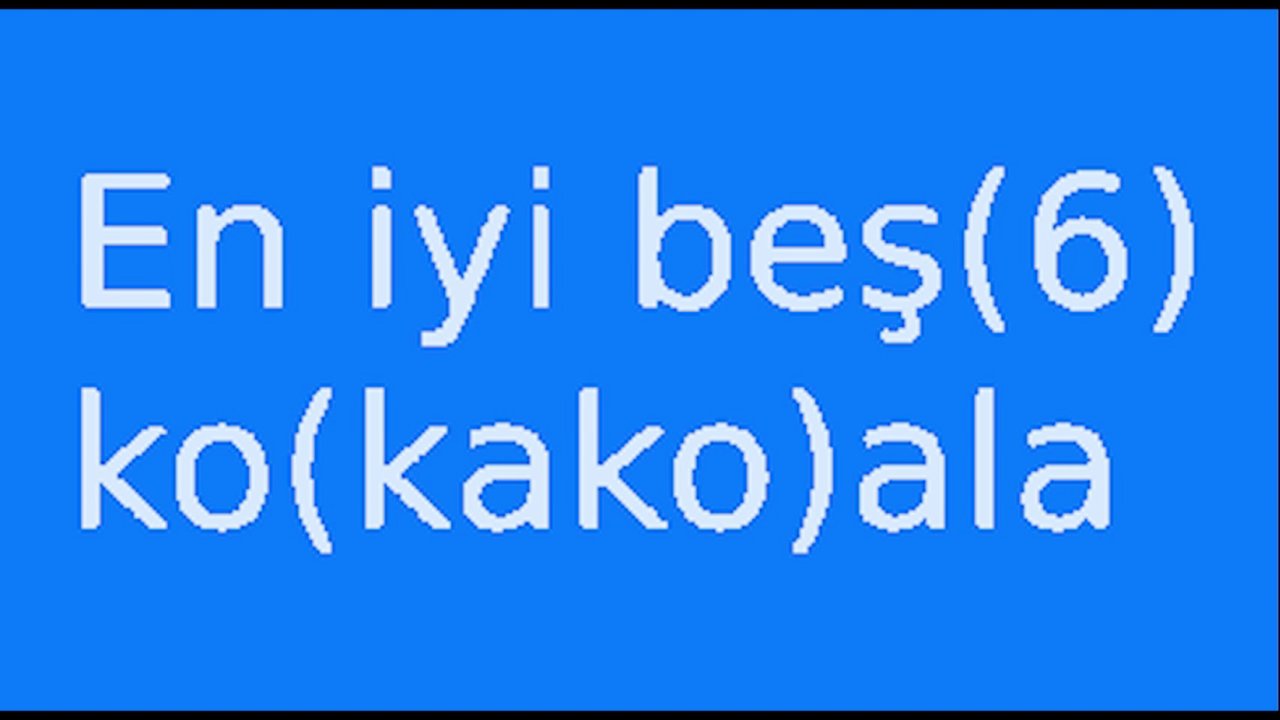 En iyi beş(6) kokakola