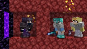 Minecraft Manhunt NETHERITE TANK VS 2 PRO