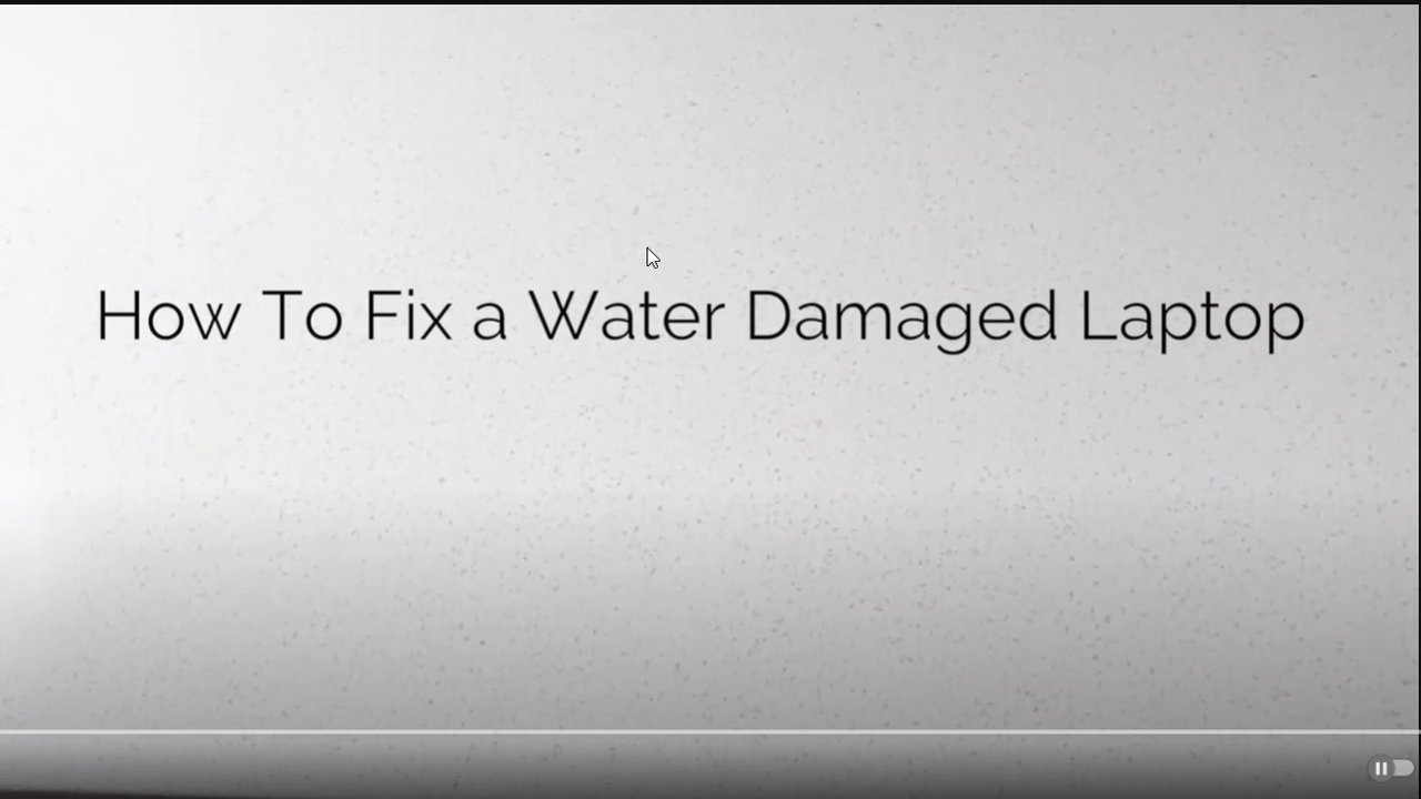 ıslanmış laptopu nasıl tamir edersiniz (sonuna kadar izle)