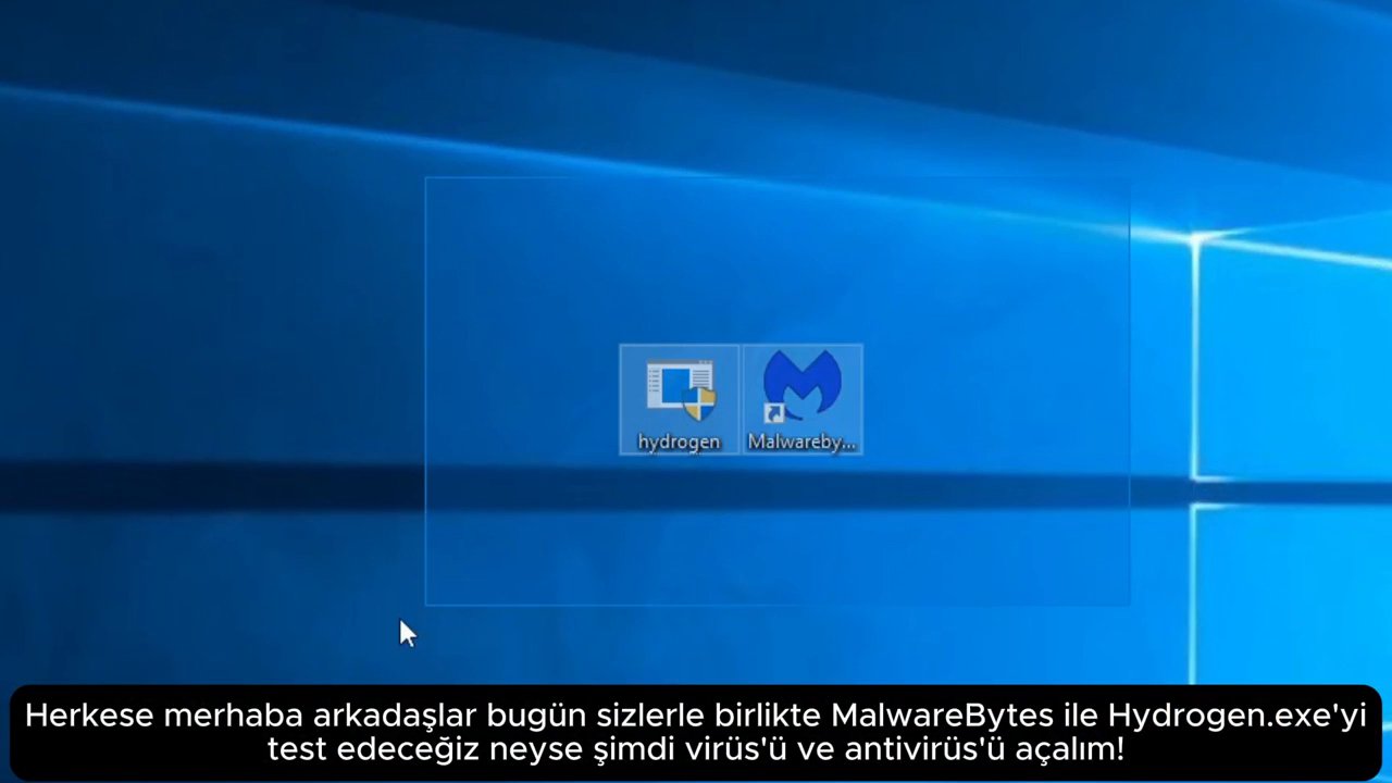 MalwareBytes vs Hydrogen.exe (Virüs Testi #1)